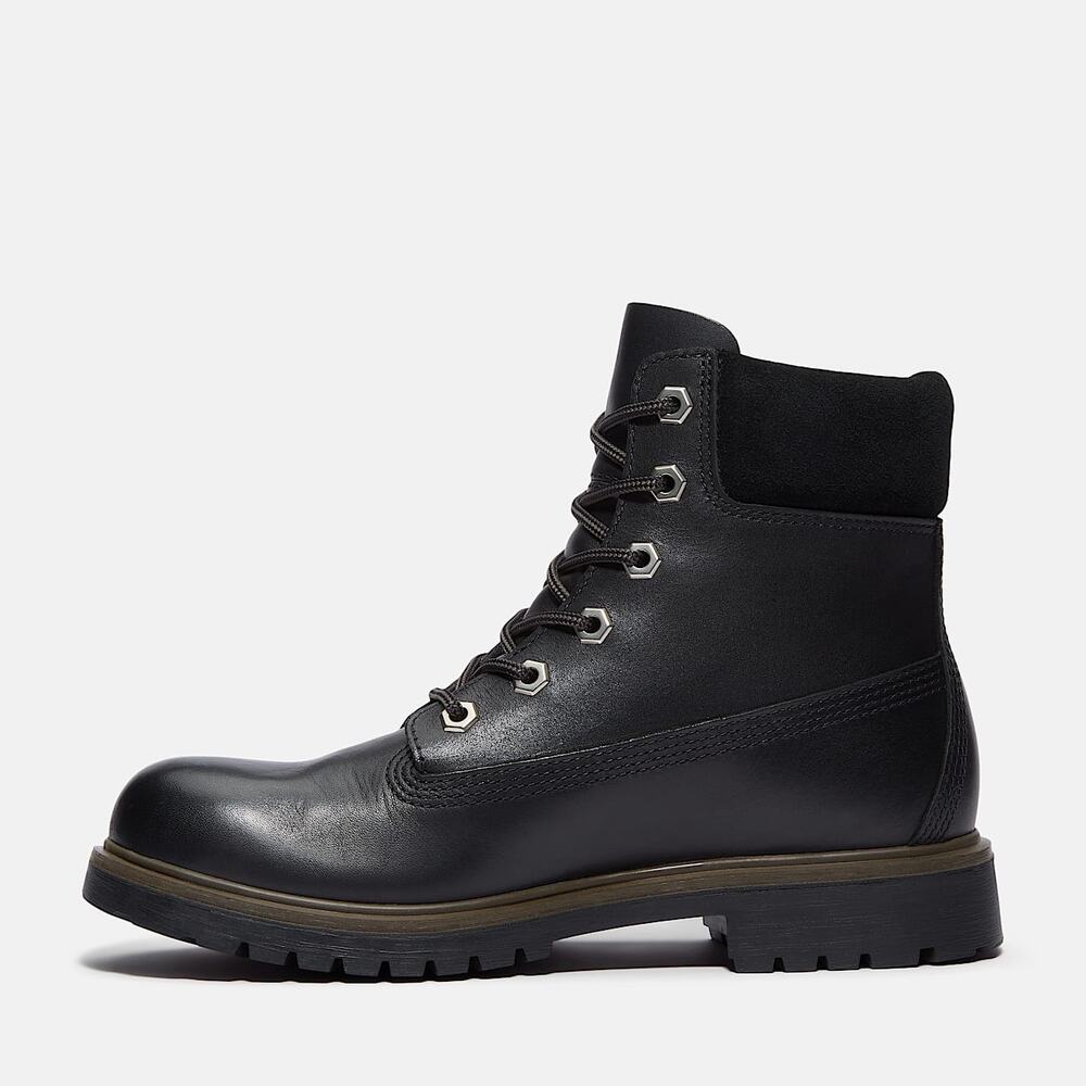 TIMBERLAND 25 WOMEN'S 7 WATERPROOF 6 INCH BOOT BLACK NIB - Picture 6 of 8
